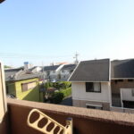 バルコニーからの眺望です